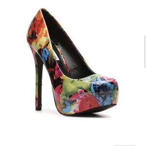 Steve Madden Nala Floral Patent Leather Pumps